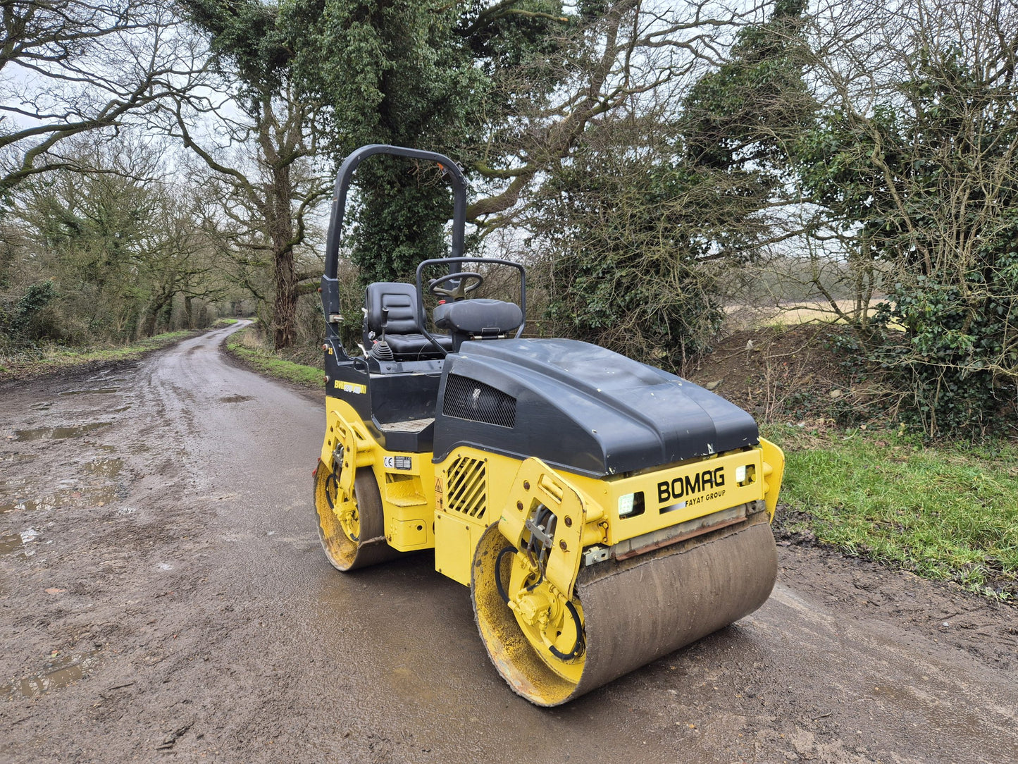 Bomag 120cm roller. Hire from
