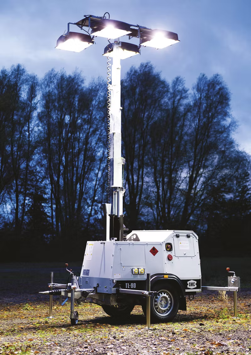 Lighting Tower 9mtr. Hire from