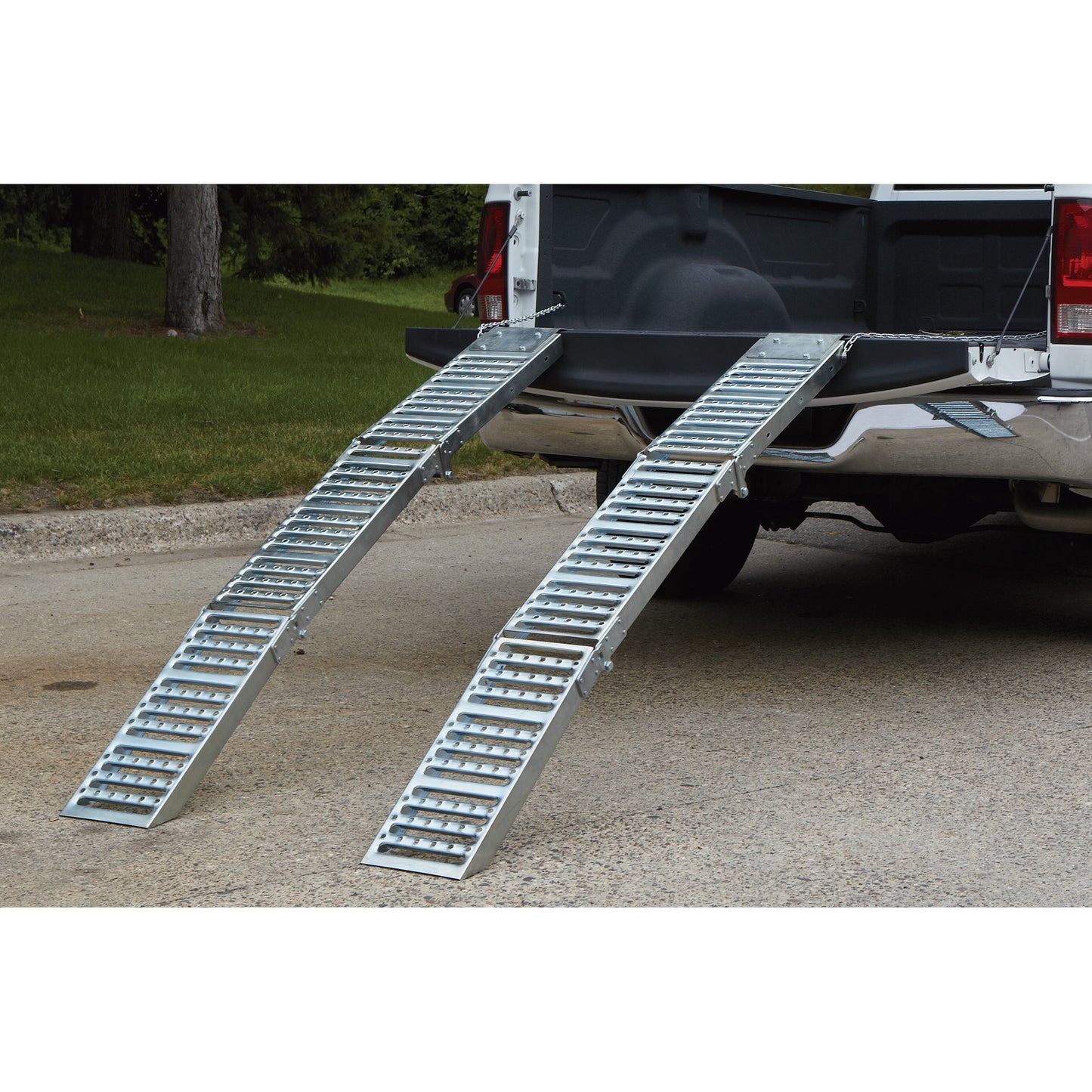 Folding Steel Ramp. Hire from