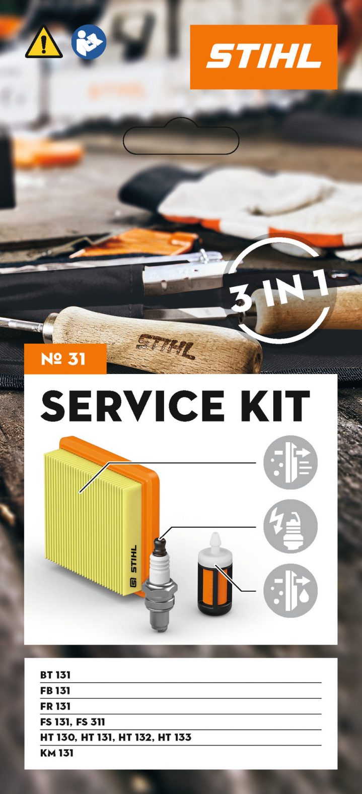 Service Kit 31 BT 131FR/S 131/311, HT131/133, KM131
