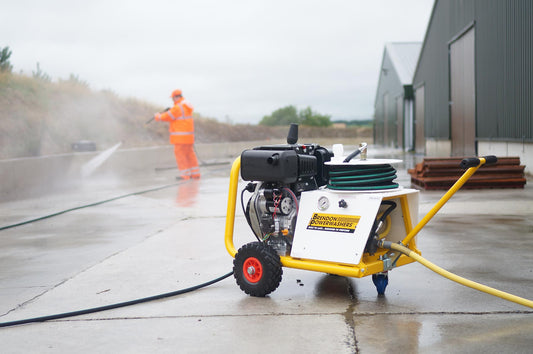Brendon 35KPE Electric Start Petrol Pressure Washer. Hire from