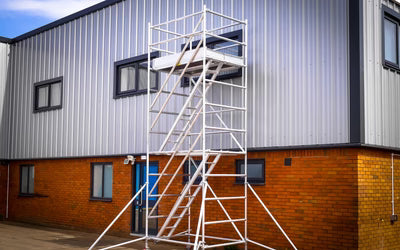 Alto Double Width Stair Tower. Hire from