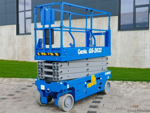 8m Scissor Lift Hire – Genie 2632 | From £75+VAT | Chislett Hire