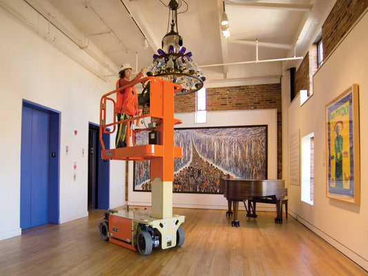 5.6 mtr Vertical Mast Lift. Hire from