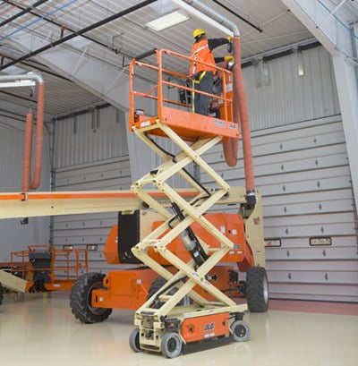 5.75m Battery Scissor Lift Hire | Compact Indoor Access | Chislett Hire