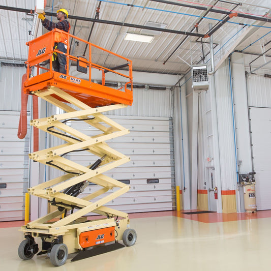 9.75 mtr Scissor Lift. Hire from