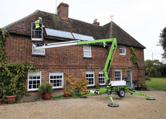 12 mtr Trailer Mounted Boom. Hire from