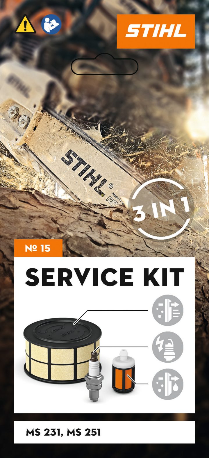 No15 Service Kit (MS 231/251)