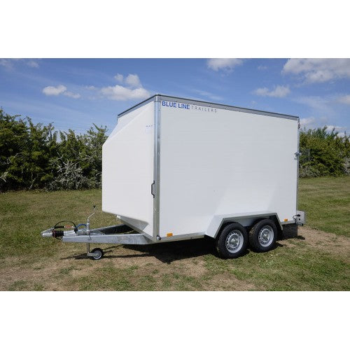 Blue Line Box Trailer. Hire from