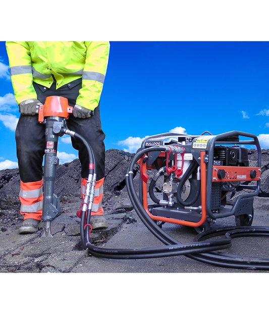 Belle Bulldog Hydraulic Breaker. Hire from