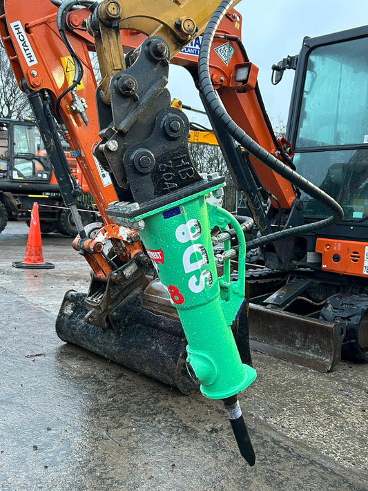 Montabert SD8 Breaker Attachment. Hire from