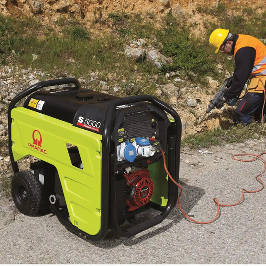 Pramac S5000 Petrol Generator. Hire from